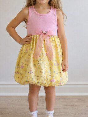 Vintage Chicken Noodle San Francisco Princess Bubble Dress Size 5